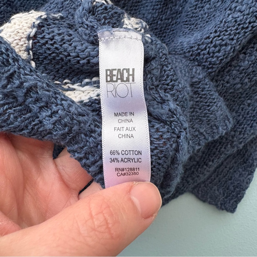 Beach Riot Textured Blue Knit - Picture 4 of 5